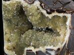 Calcite Crystal Filled Septarian Geode - Utah #33127-3
